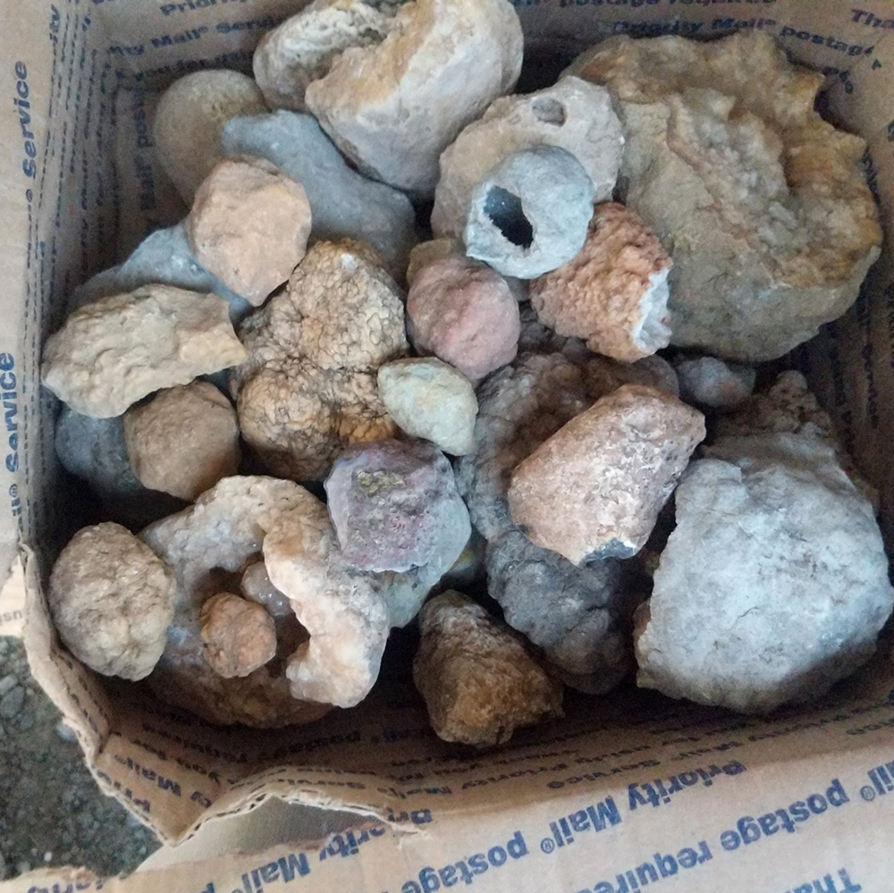 3007-Indiana Geodes - 20 pounds - Heather Canyon