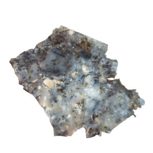 Amethyst Sage Agate Lapidary Slab, shown wet
