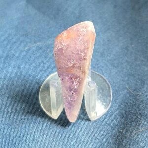 Pale druzy amethyst Cabochon
