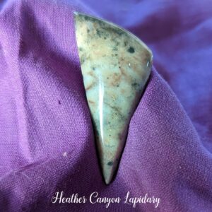 Amethyst Sage Agate Cabochon