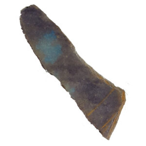 8504 Troellite in Lepidolite Lapidary Slab, shown wet