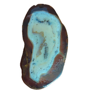8514 Agate Lapidary Slab, shown wet