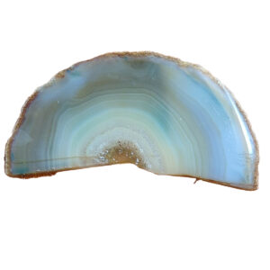 8517 Brazilian Agate Lapidary Slab, shown wet