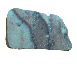 8520 Indian Blanket Stone Lapidary Slab, shown wet
